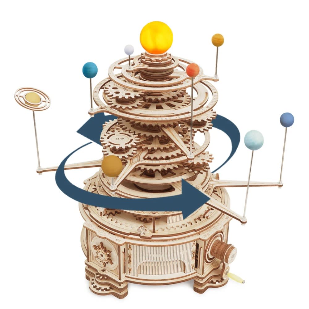 Robotime ROKR 316PCS Mechanical Orrery 3D Puzzle Model Building Kit